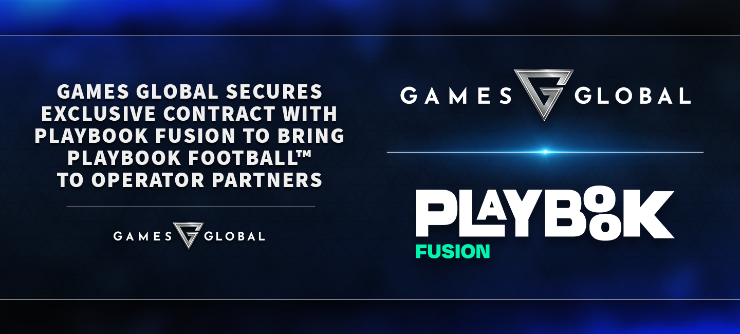 Games Global secures exclusive contract with Playbook Fusion to bring Playbook Football™ to operator partners