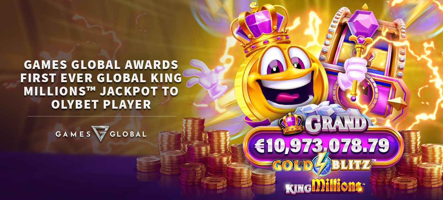 Games Global awards first ever global King Millions™ jackpot to OlyBet player