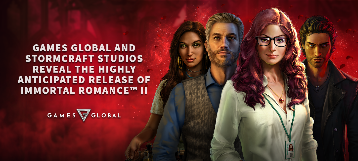 Games Global and Stormcraft Studios reveal the highly anticipated release of Immortal Romance™ II